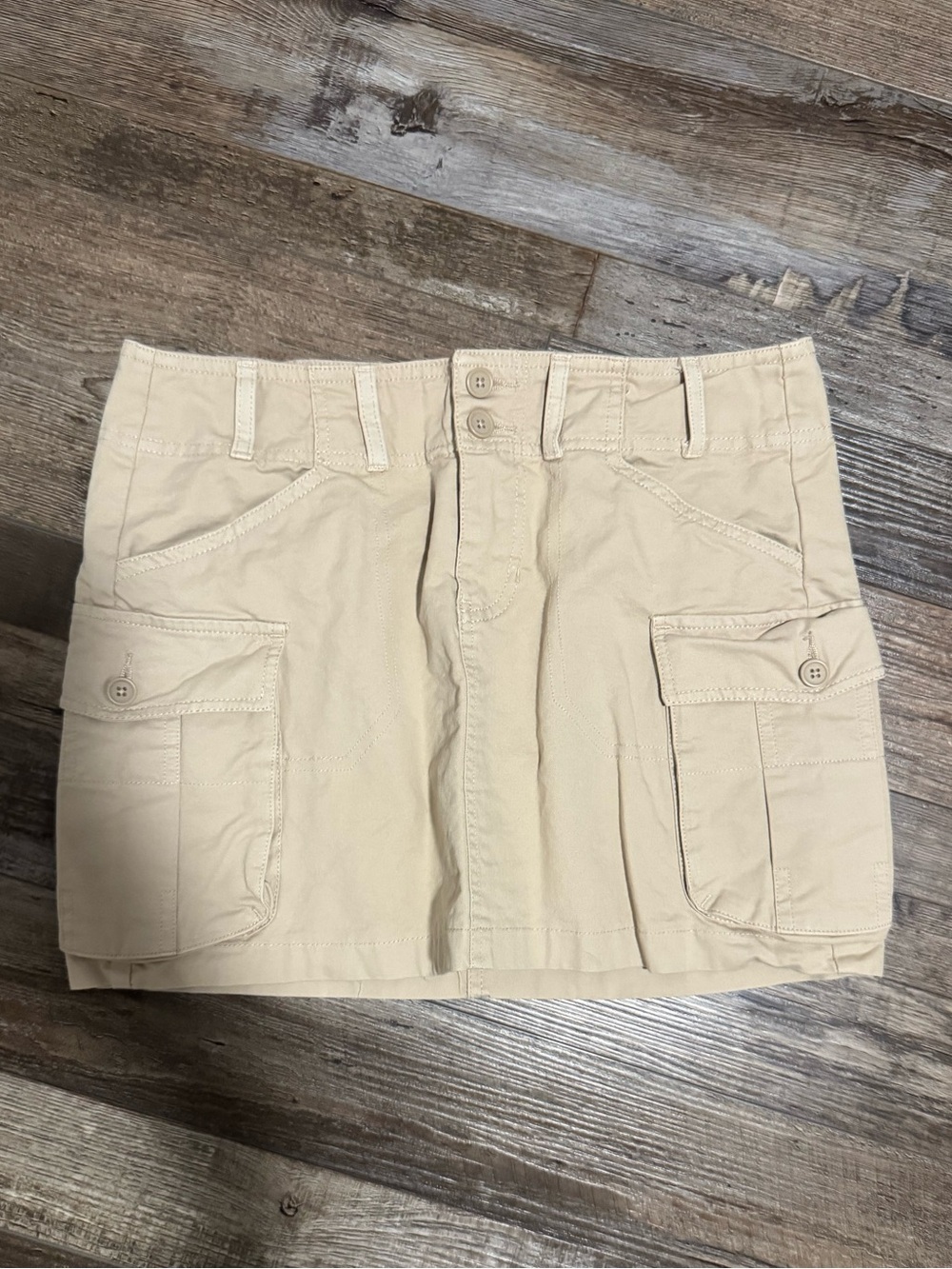 John galt brandy Melville cargo mini skirt in tan